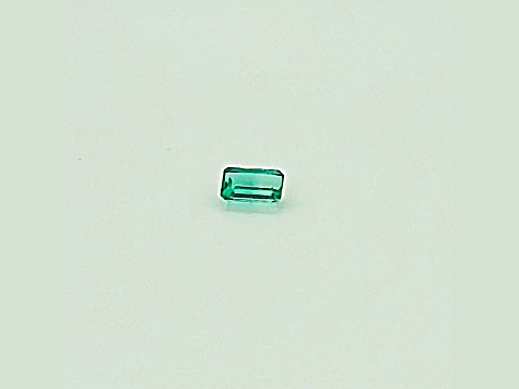 Colombian Emerald 5.5x3.2mm Emerald Cut 0.43ct