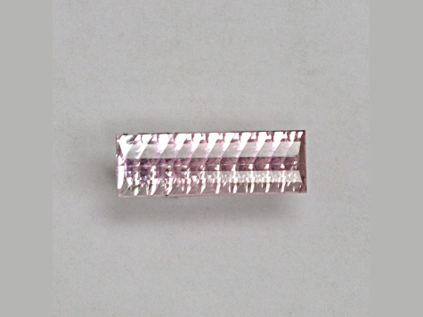Pink Tourmaline 19.7x6.6mm Rectangle Fantasy Cut 4.85ct