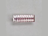 Pink Tourmaline 19.7x6.6mm Rectangle Fantasy Cut 4.85ct