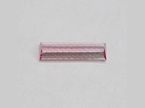 Pink Tourmaline 19.7x6.6mm Rectangle Fantasy Cut 4.85ct