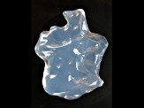 Colorless "Water" Opal 36x29mm Free-Form Carving 53.25cts