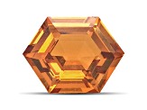 Orange Sapphire Unheated 9.86x7.43mm Hexagon 2.43ct