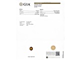 Orange Sapphire Unheated 9.86x7.43mm Hexagon 2.43ct