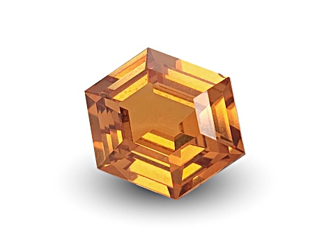 Orange Sapphire Unheated 9.86x7.43mm Hexagon 2.43ct
